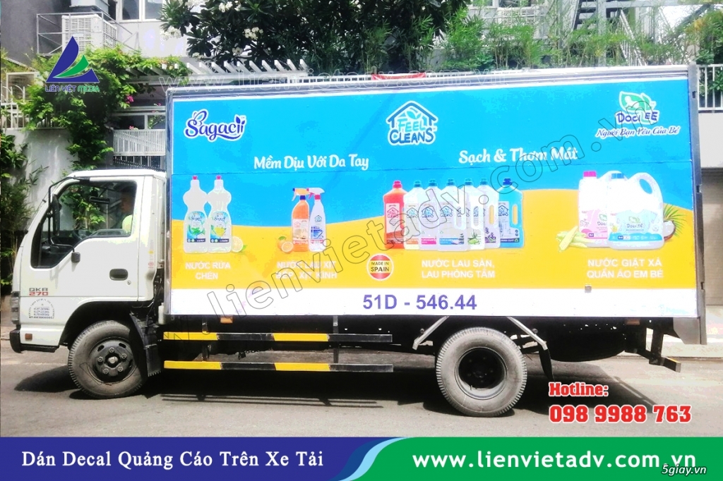 Thi công quảng cáo trên xe tải chuyên nghiệp giá rẻ tại Tp.HCM - 3