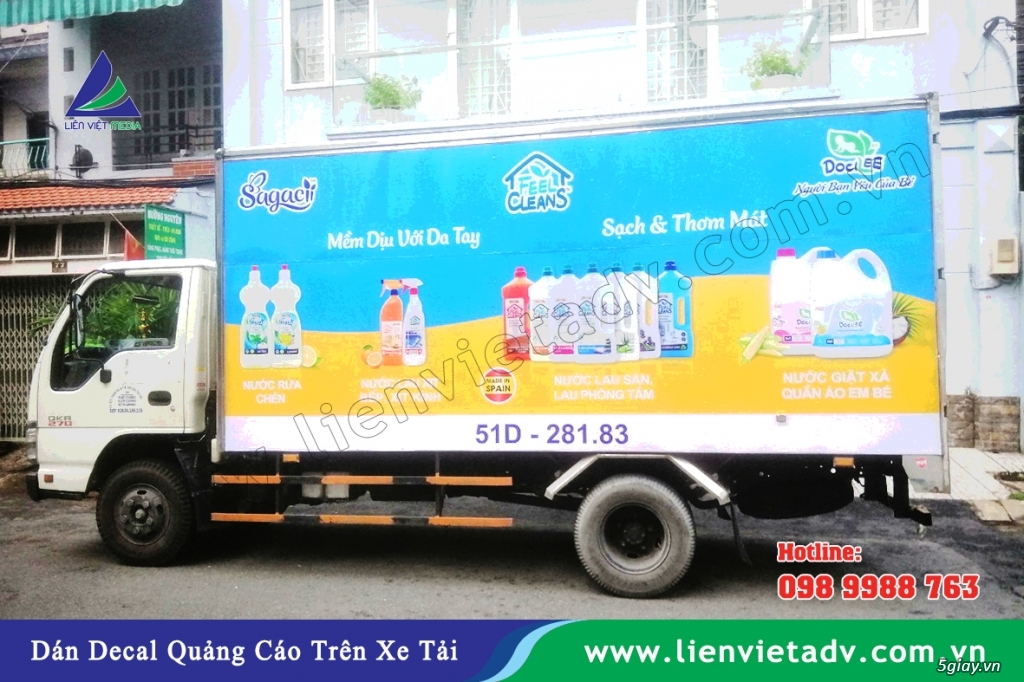 Thi công quảng cáo trên xe tải chuyên nghiệp giá rẻ tại Tp.HCM - 4