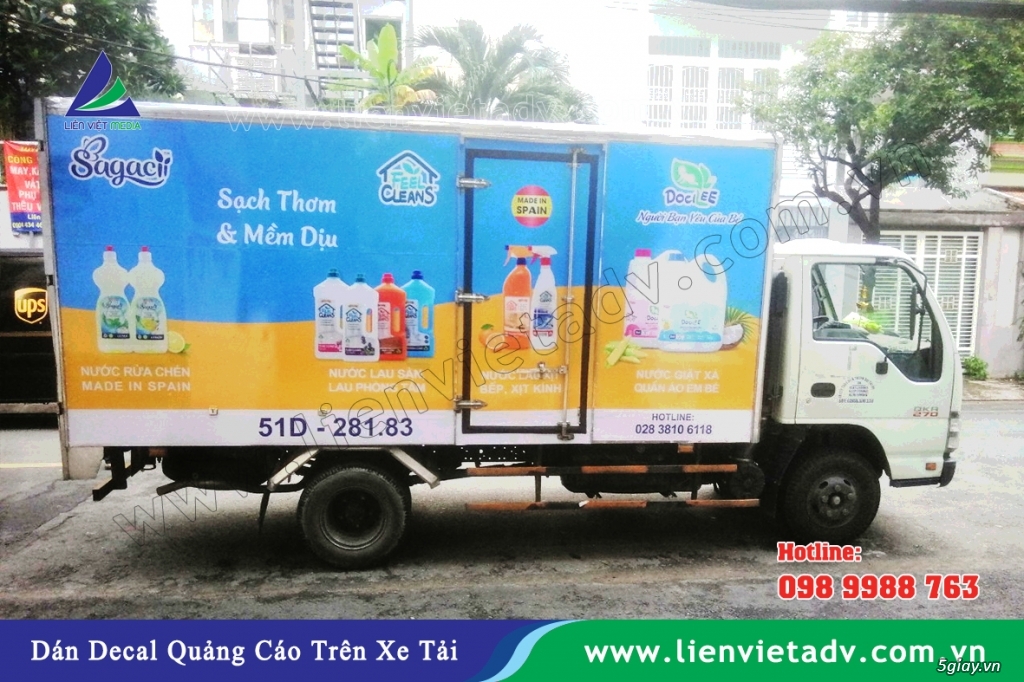 Thi công quảng cáo trên xe tải chuyên nghiệp giá rẻ tại Tp.HCM - 5