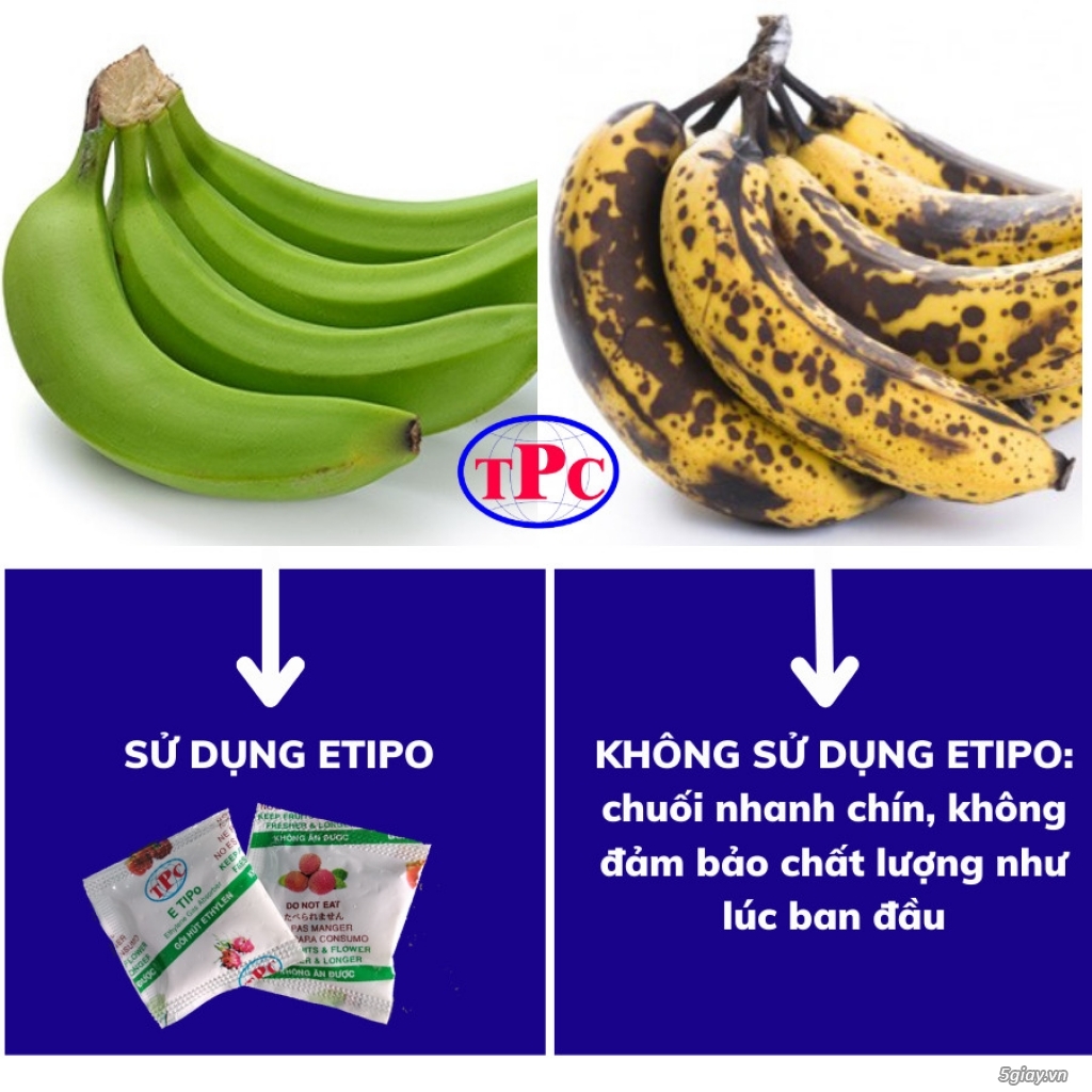 Gói Etipo bảo quản trái cây và chuối. Tưng bừng khuyến mãi - 3