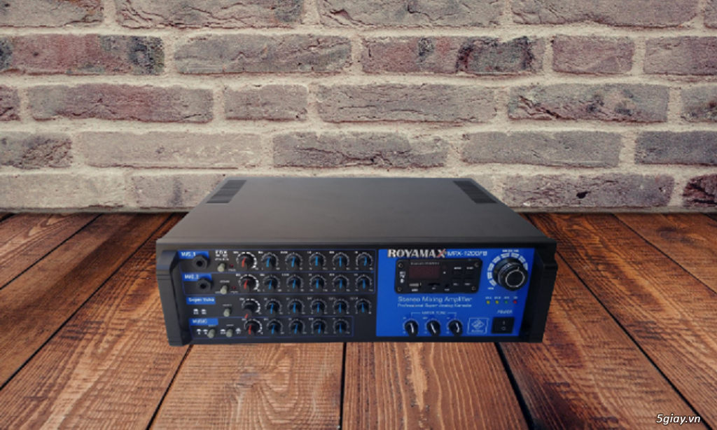 Amply Royamax MPX-1200FB hỗ trợ Bluetooth, USB, thẻ SD, remote - 2