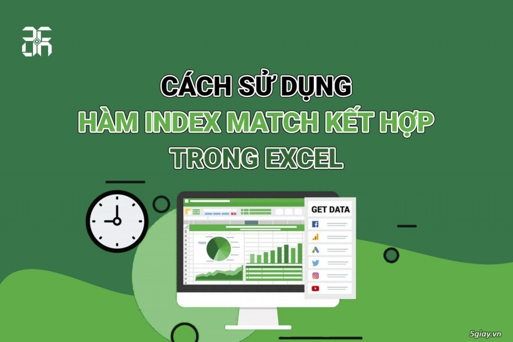 Cách sử dụng hàm index match kết hợp trong Excel