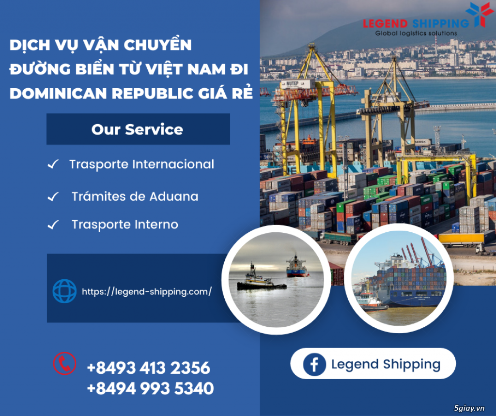 DỊCH VỤ VẬN CHUYỂN ĐƯỜNG BIỂN TỪ VIỆT NAM ĐI DOMINICAN REPUBLIC GIÁ RẺ