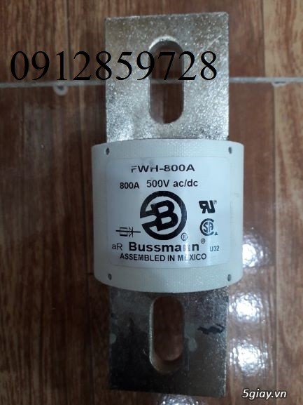 CẦU CHÌ BUSSMANN FWH-800A - CVC - Foto 7