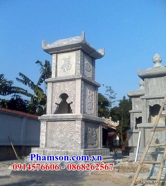 Sài Gòn 512+ Mẫu tháp mộ để tro cốt đá đẹp - 1