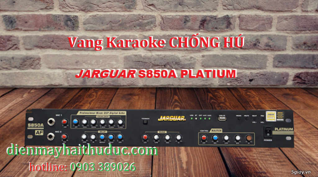 Vang Cơ Karaoke Jarguar S850A Platium đến từ Hàn Quốc