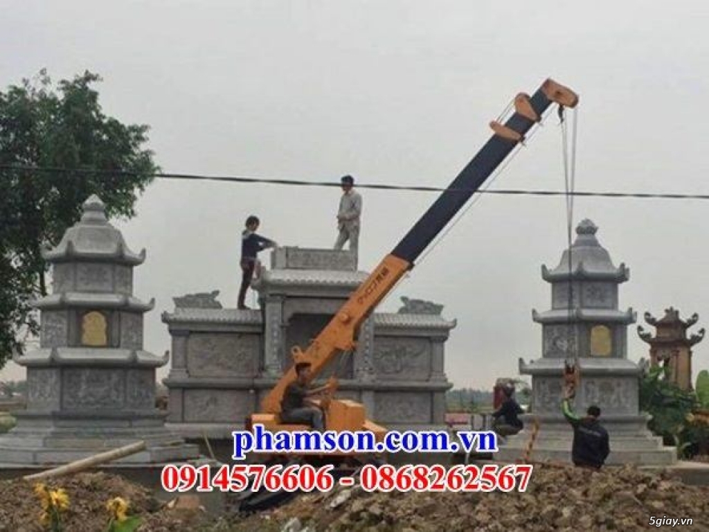 thái bình 699 tháp mộ đá đẹp - 3