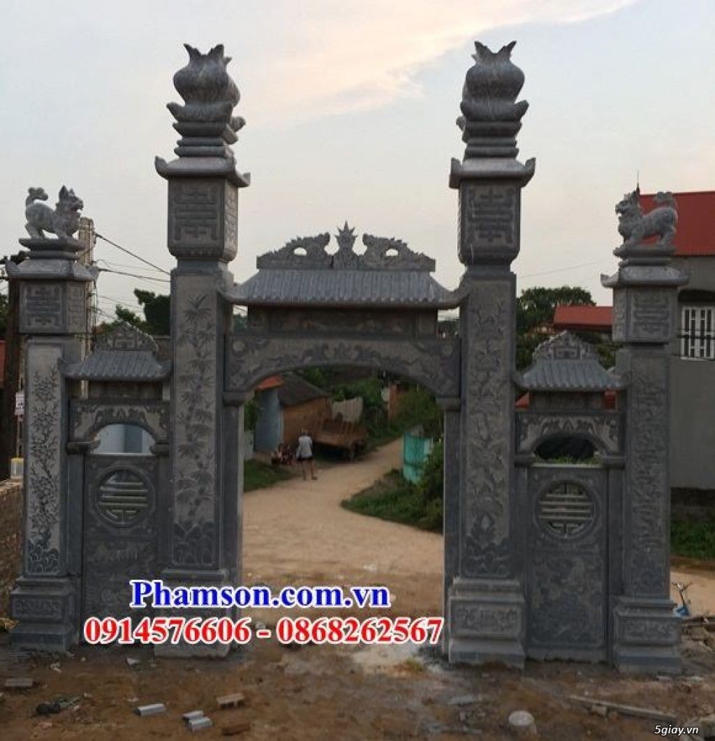 Quảng Nam + 979 cổng đá nhà thờ họ đẹp - 3