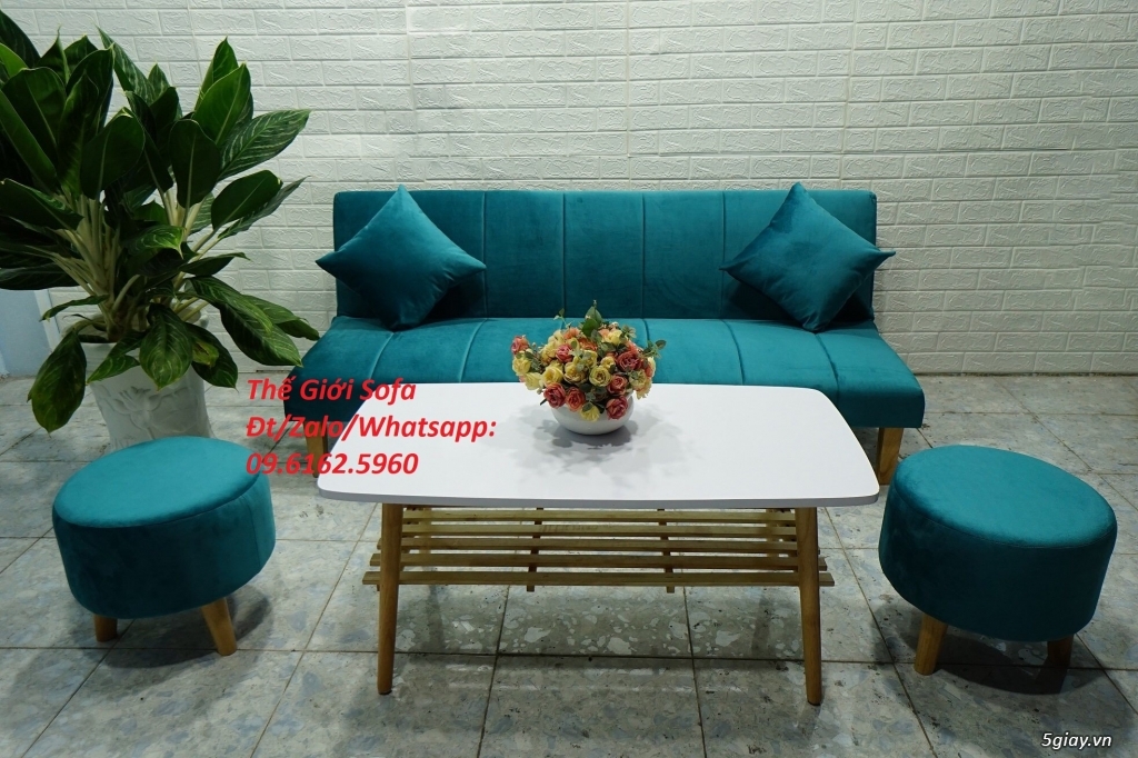 Bộ bàn ghế sofa giường dài 1m7 ở Thế Giới Sofa Hồ Chí Minh - 4