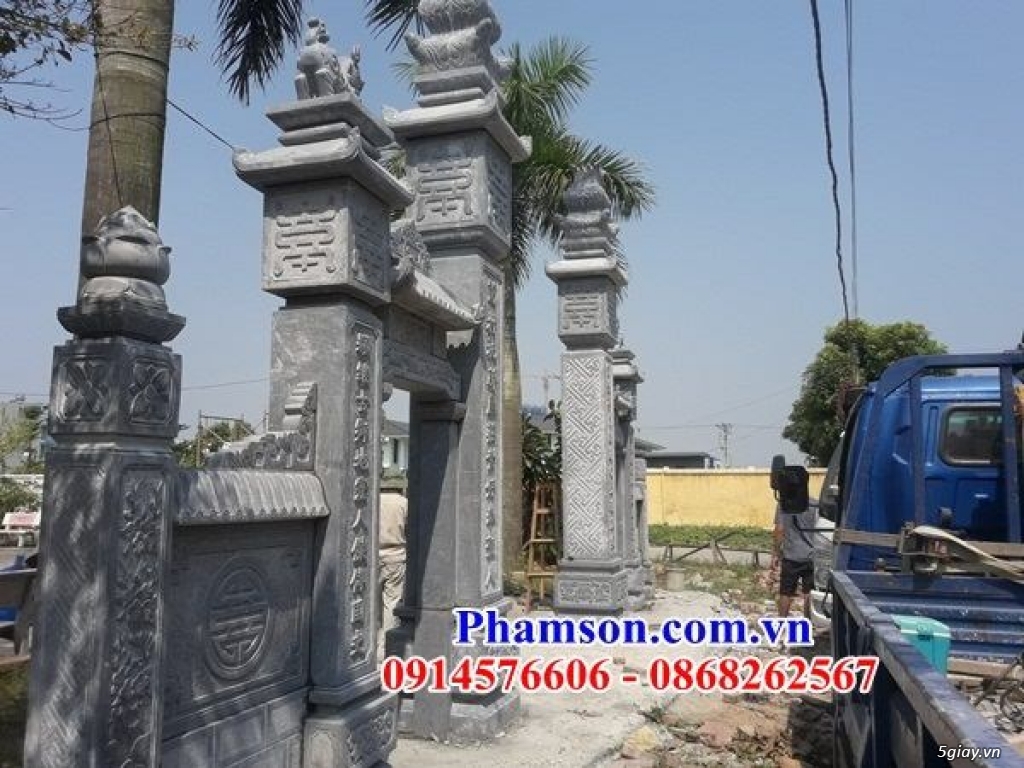 Quảng Nam + 979 cổng đá nhà thờ họ đẹp