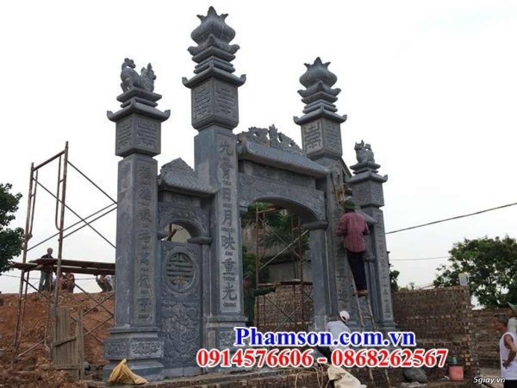 Quảng Nam + 979 cổng đá nhà thờ họ đẹp - 1