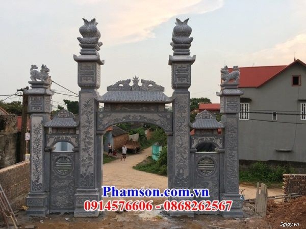 Quảng Nam + 979 cổng đá nhà thờ họ đẹp - 2
