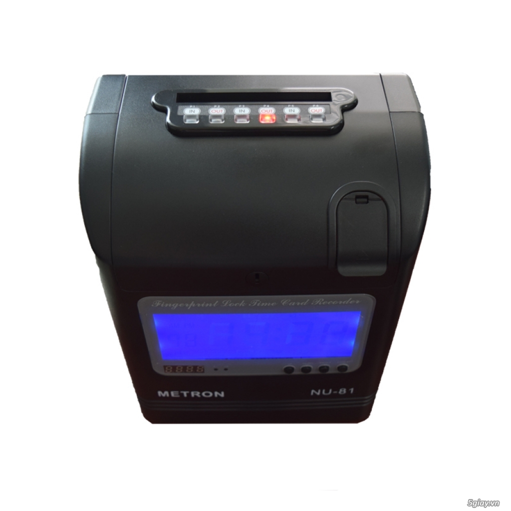 MÁY CHẤM CÔNG THẺ GIẤY METRON NU81 - 1