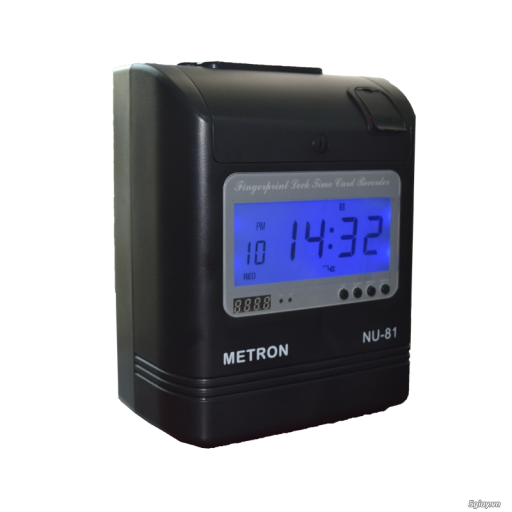 MÁY CHẤM CÔNG THẺ GIẤY METRON NU81 - 2