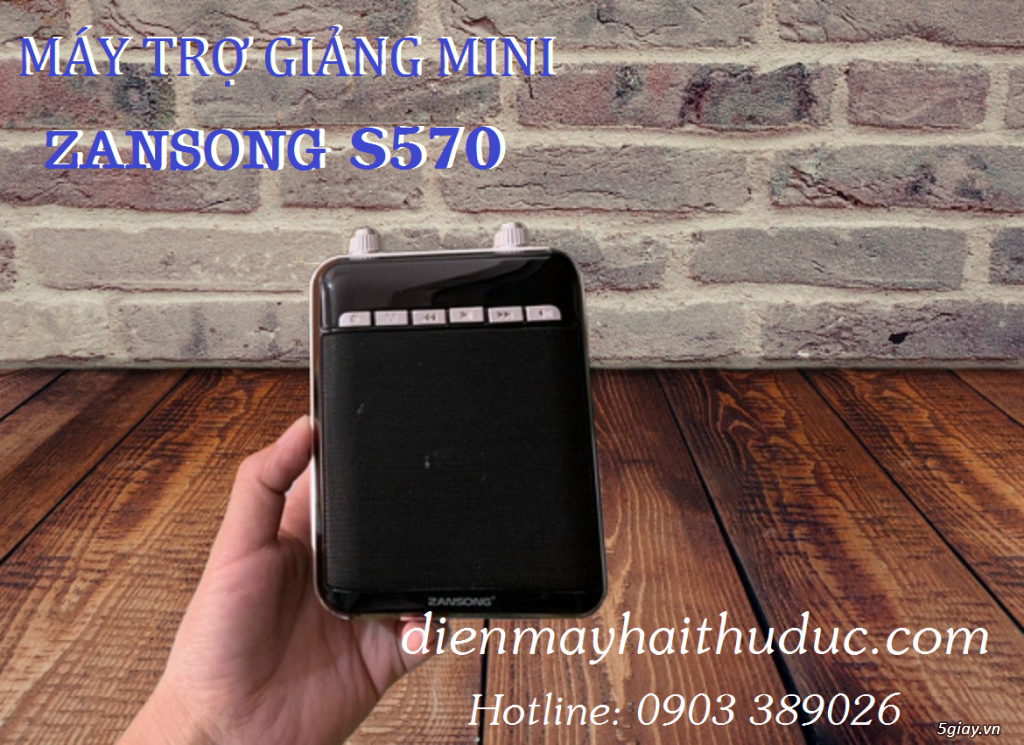 Máy trợ giảng mini Zansong S570 máy hỗ trợ Bluetooth - 1