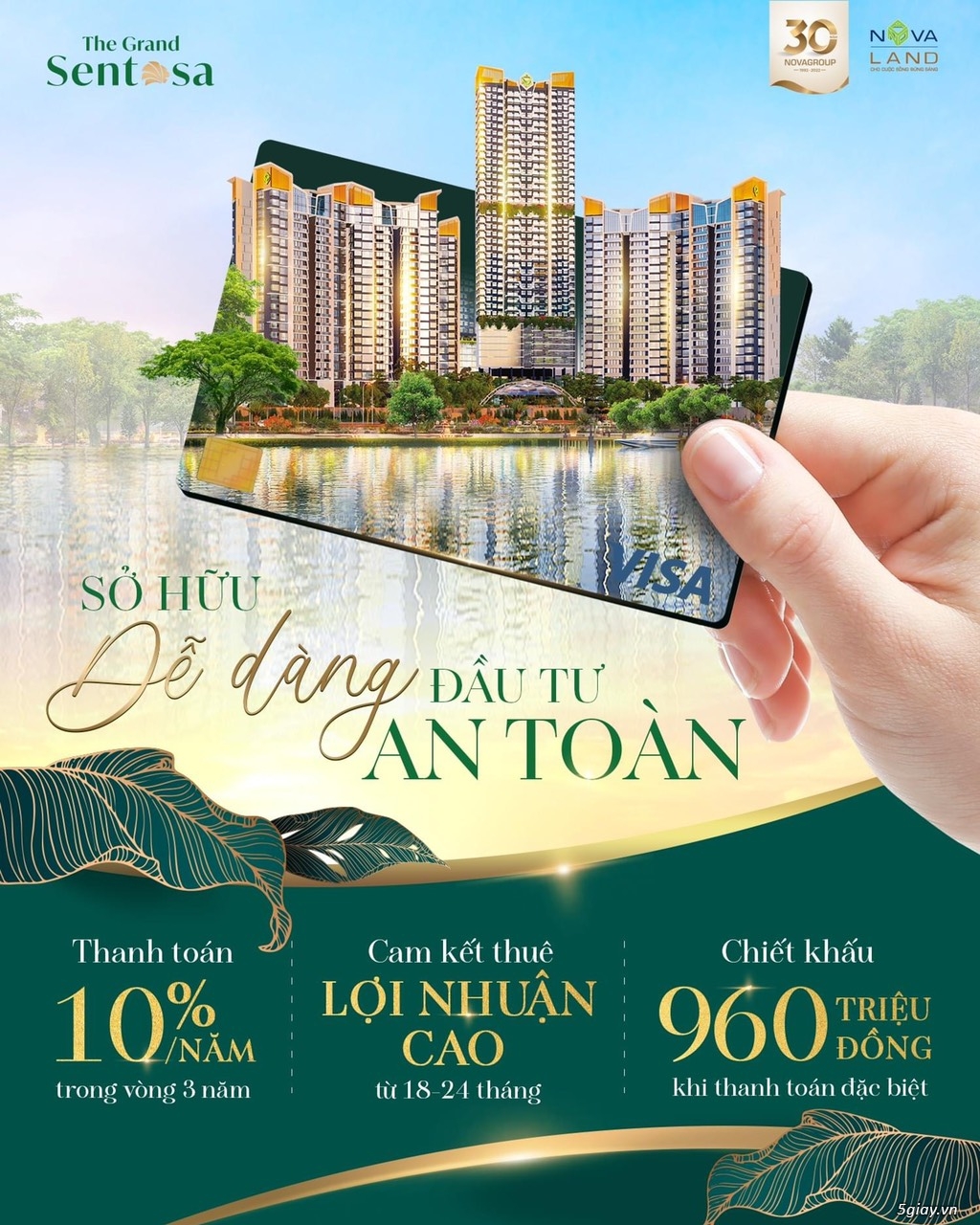 Nhận booking dự án The Grand Sentosa Nam Sài Gòn CĐT Novaland giai đoạ - 2