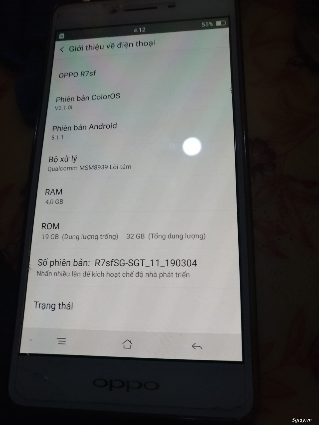 Máy cỏ OPPO R7sf full chức năng,chữa cháy ngon lành | 5giay