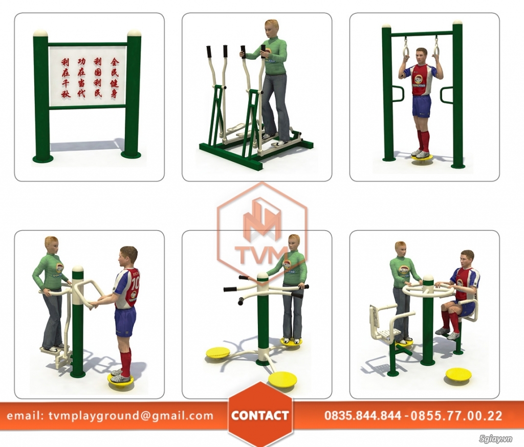MÁY TẬP LƯNG EO NGOÀI TRỜI - 2
