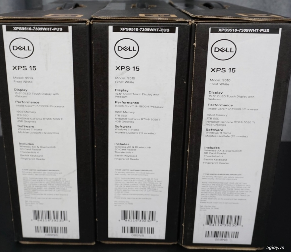 Dell XPS 9510 15 inch 3.5K Oled i7 11800H/16G/NVIDIA RTX 3050 Ti - 1
