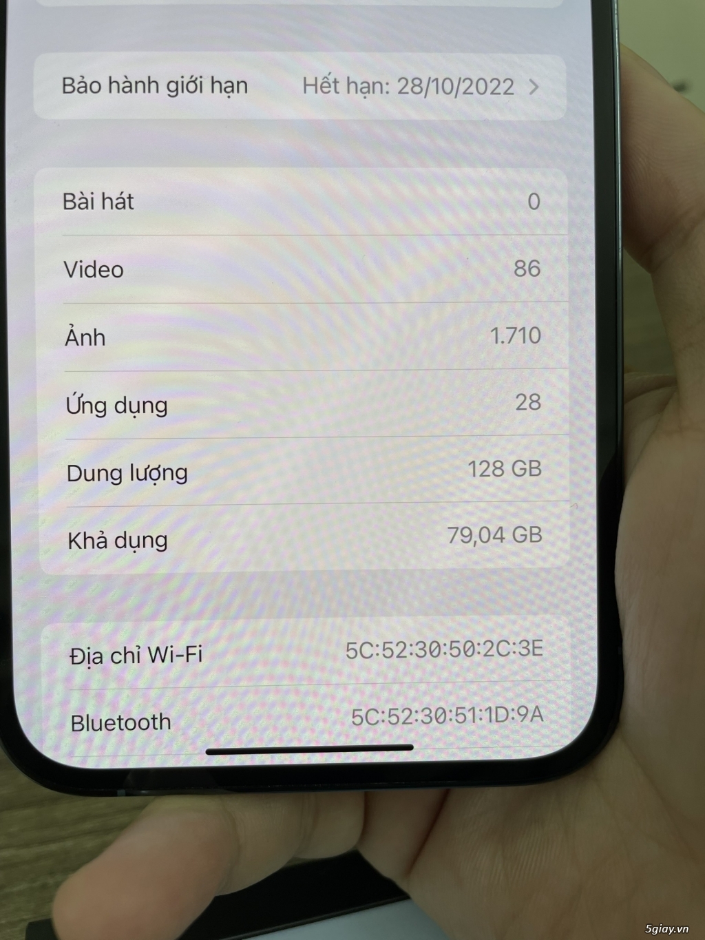 Iphone 13promax blue 128 vna fullbox tuyệt đẹp giá mềm xèo - 6