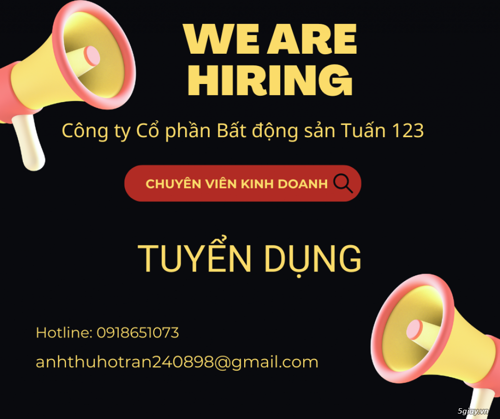 PHỎNG VẤN ĐI LÀM NGAY VÀ LUÔN - TUYỂN DỤNG NHÂN SỰ THÁNG 9 - 10 - KHU VỰC TPHCM. LH: 0918651073 - MI