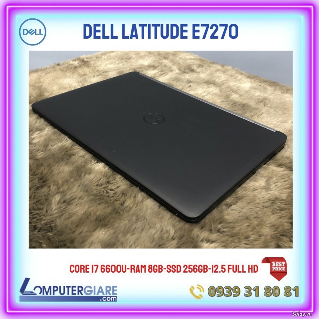 Giá tốt cho EndUser. Laptop Dell Core i7 6600U RAM 8GB SSD 256GB, mỏng