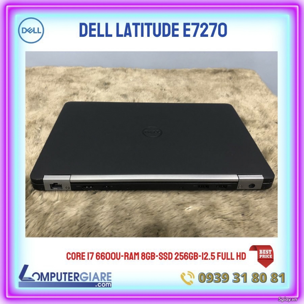Giá tốt cho EndUser. Laptop Dell Core i7 6600U RAM 8GB SSD 256GB, mỏng - 3