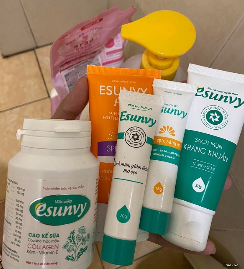 Dược mỹ phẩm Esunvy trị mụn, thâm, sẹo thì mua ở đâu chính hãng?