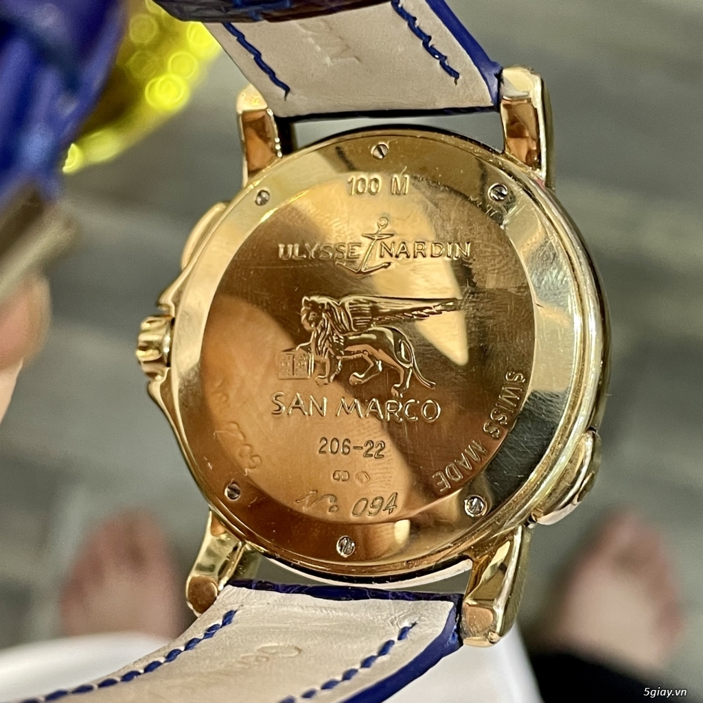 Ulysse Nardin San Marco GMT 18k gold Limited Edition No94 of 99 - 7