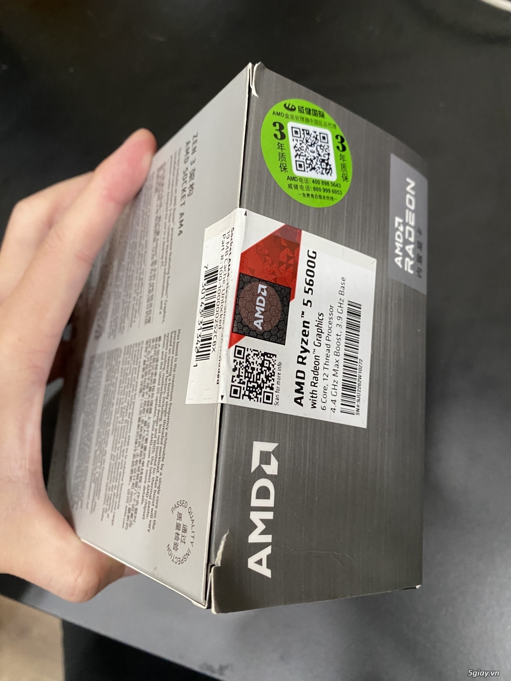 Đi nhanh AMD Ryzen 5 5600G nguyên seal - 3 triệu 7 - 1