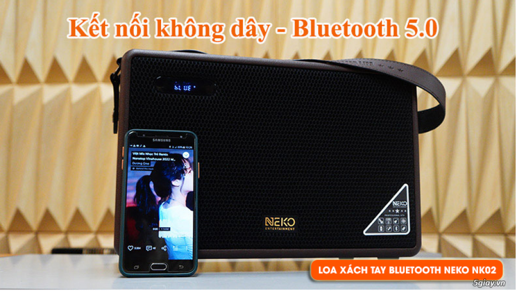 Loa xách tay Neko NK02 chuyên dùng trợ giảng, bán hàng, TTD, Karaoke - 4