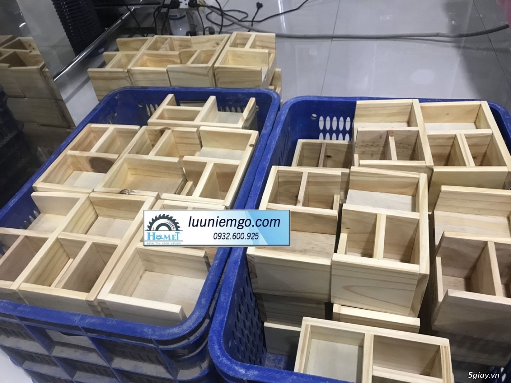 Hộp gỗ quà tặng doanh nghiệp - khay gỗ quà tết HAMET xưởng sảnh xuất - 1