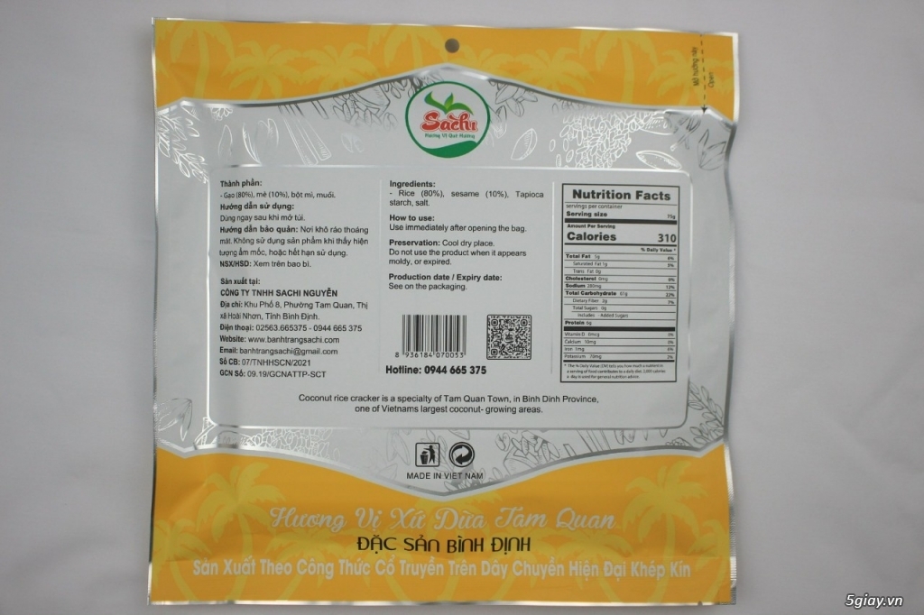 Bánh tráng Sachi Bình Định - Lựa chọn số 1 của các nhà hàng - 1