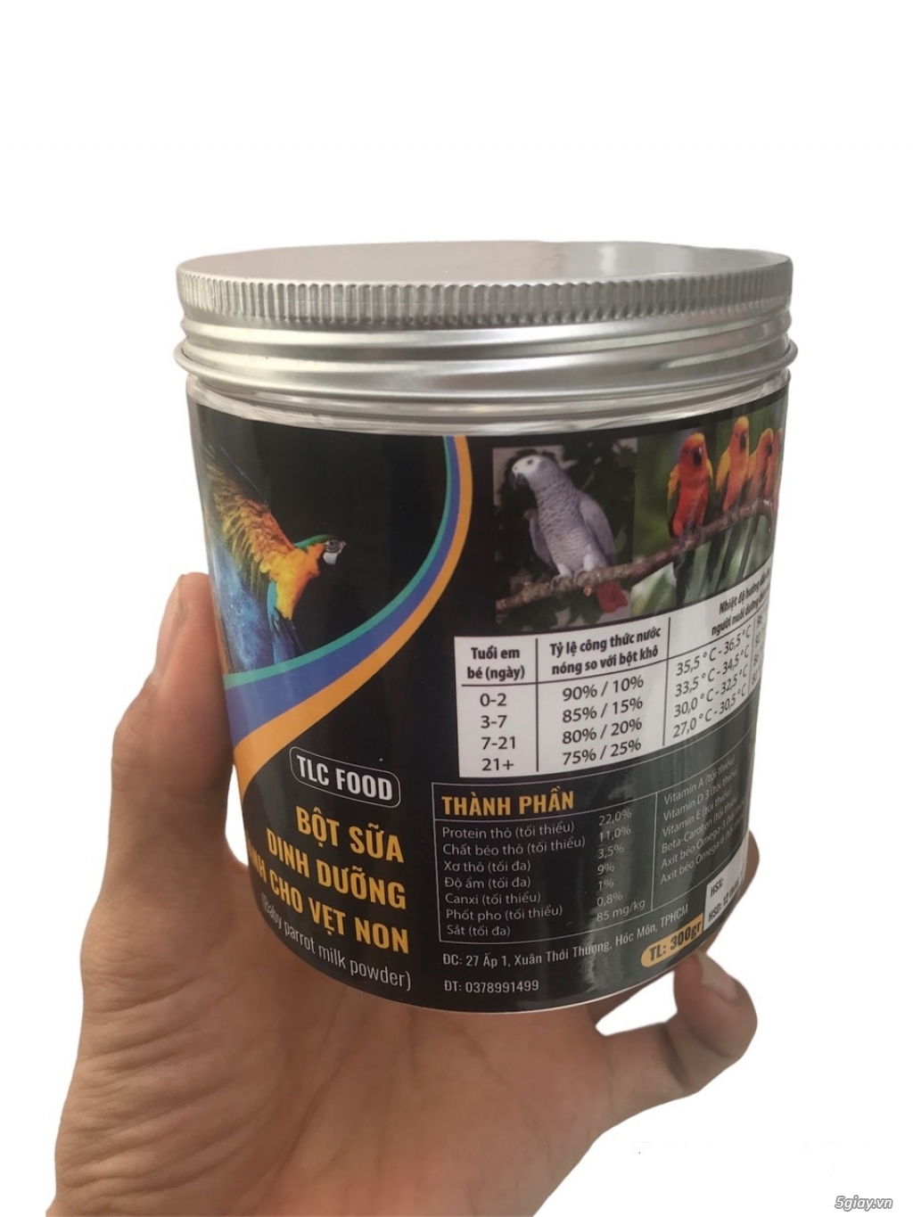bột đút chim non - 300g bột cho các dòng chim ăn hạt - 2