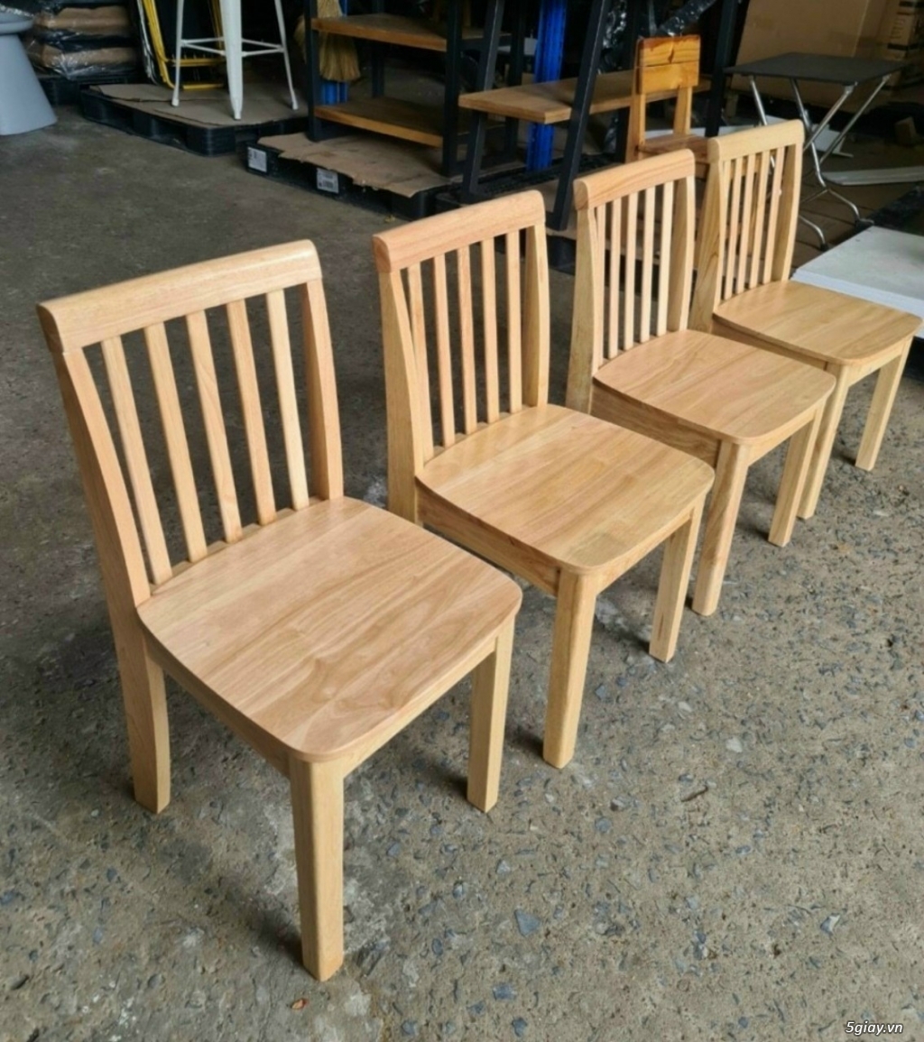 Ghế gỗ thanh lý - 5