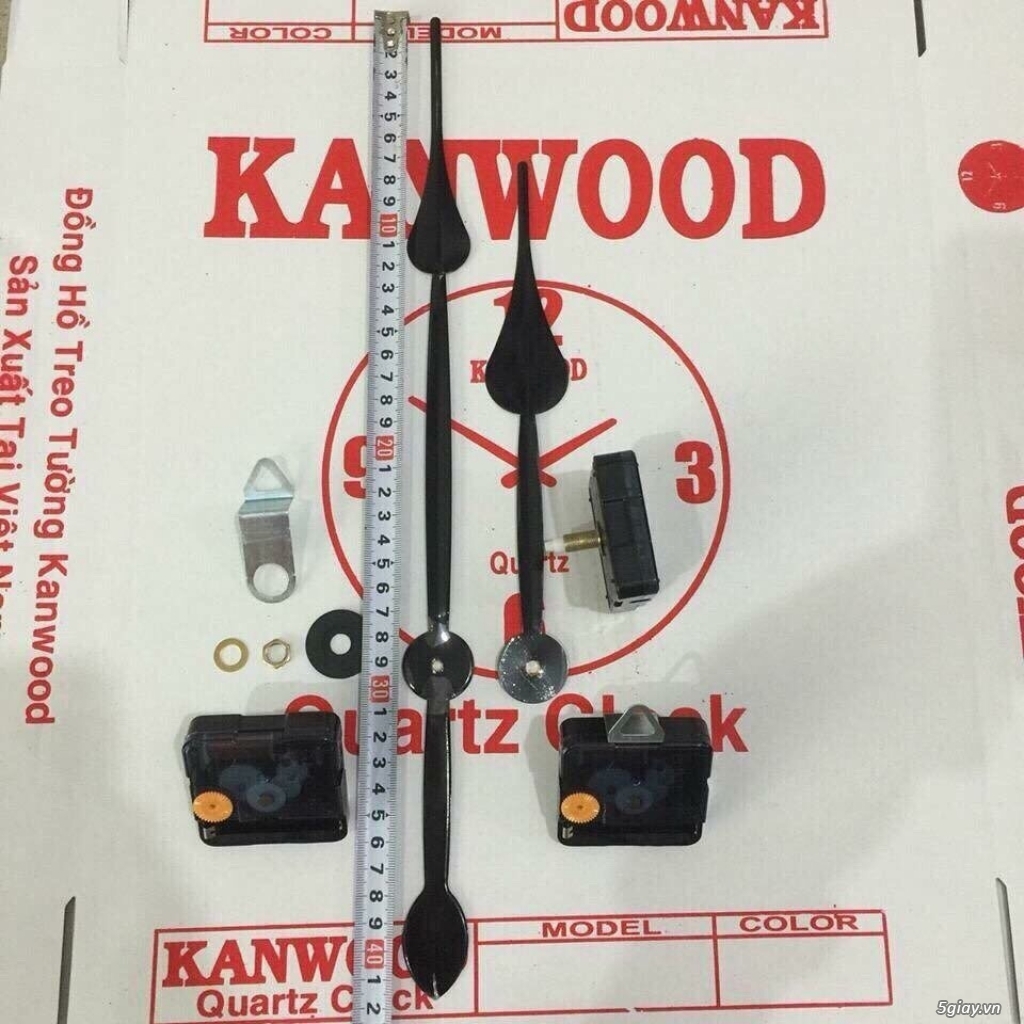 Máy đồng hồ treo tường kim trôi Kanwood - 27