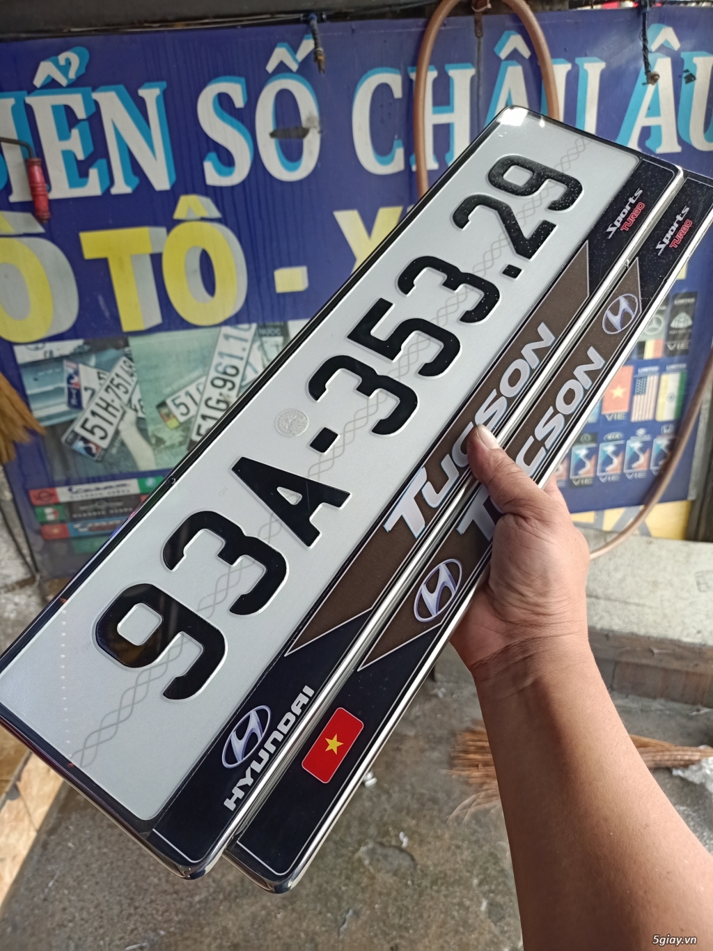 KHUNG BIỂN SỐ SÀI GÒN-KHUNG BIỂN SỐ CHÂU ÂU XE HƠI XE MÁY ĐẸP - 7