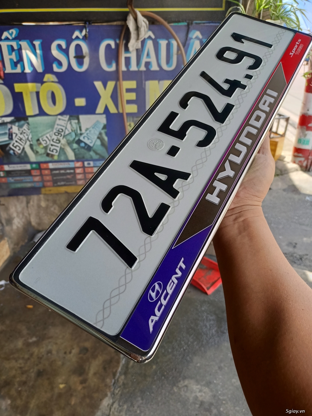 KHUNG BIỂN SỐ SÀI GÒN-KHUNG BIỂN SỐ CHÂU ÂU XE HƠI XE MÁY ĐẸP - 5