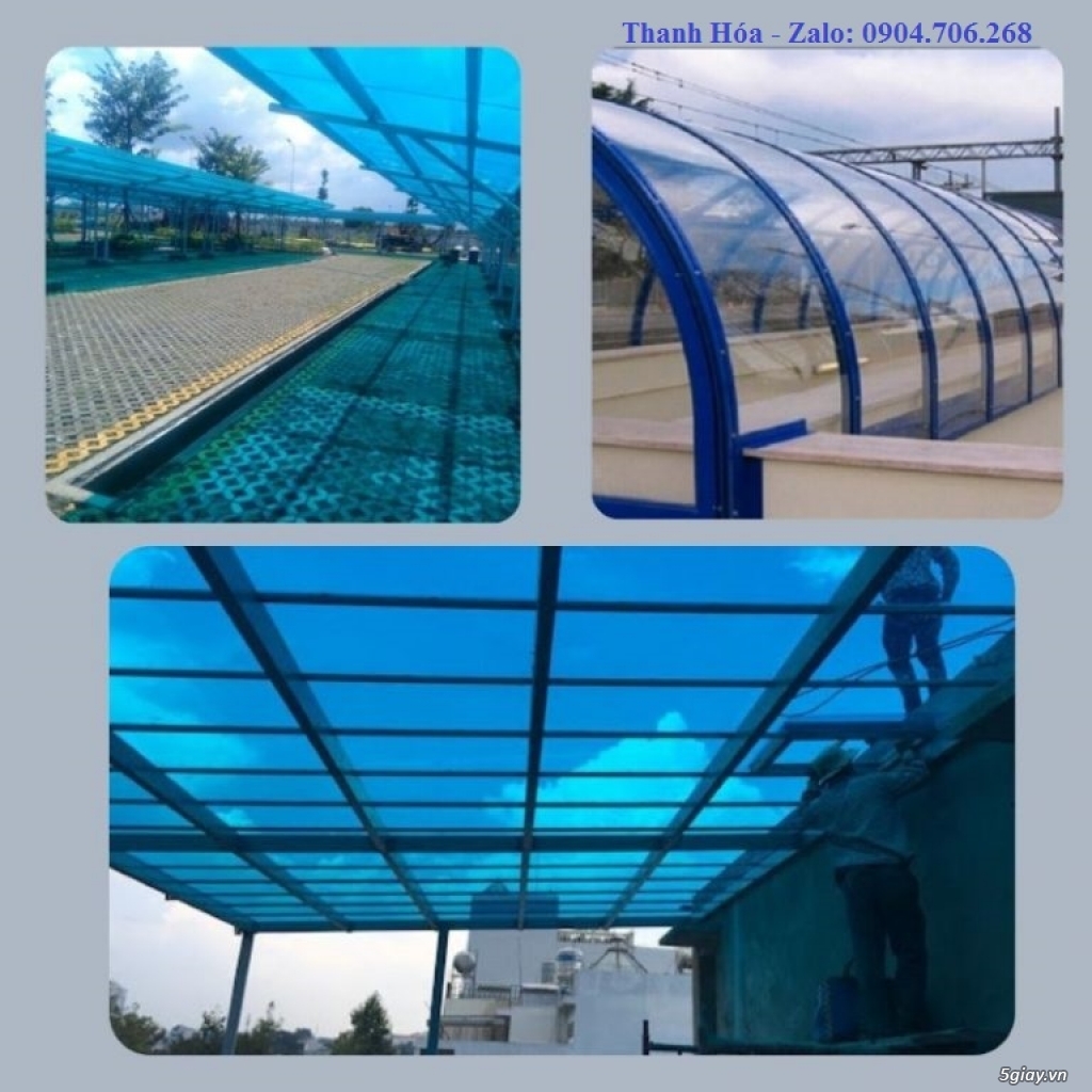 Tấm lợp lấy sáng thông minh Polycarbonate tại Thanh Hóa