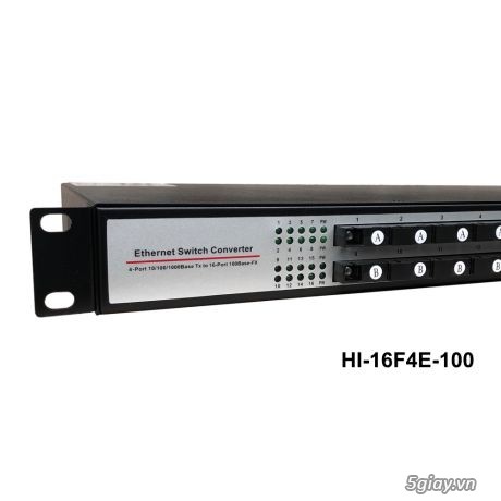 Switch quang 16 Port SC + 4 Port Uplink Gigabit HL-16F4E-100