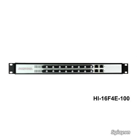 Switch quang 16 Port SC + 4 Port Uplink Gigabit HL-16F4E-100 - 3