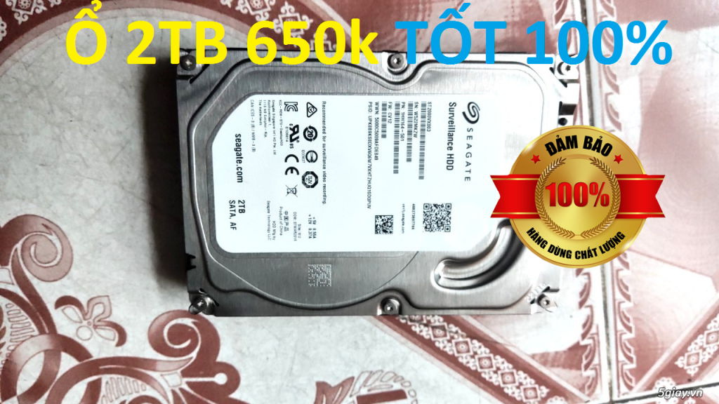 Bán HDD 2TB, Sạc Laptop,Switch 24, Converter quang - 3