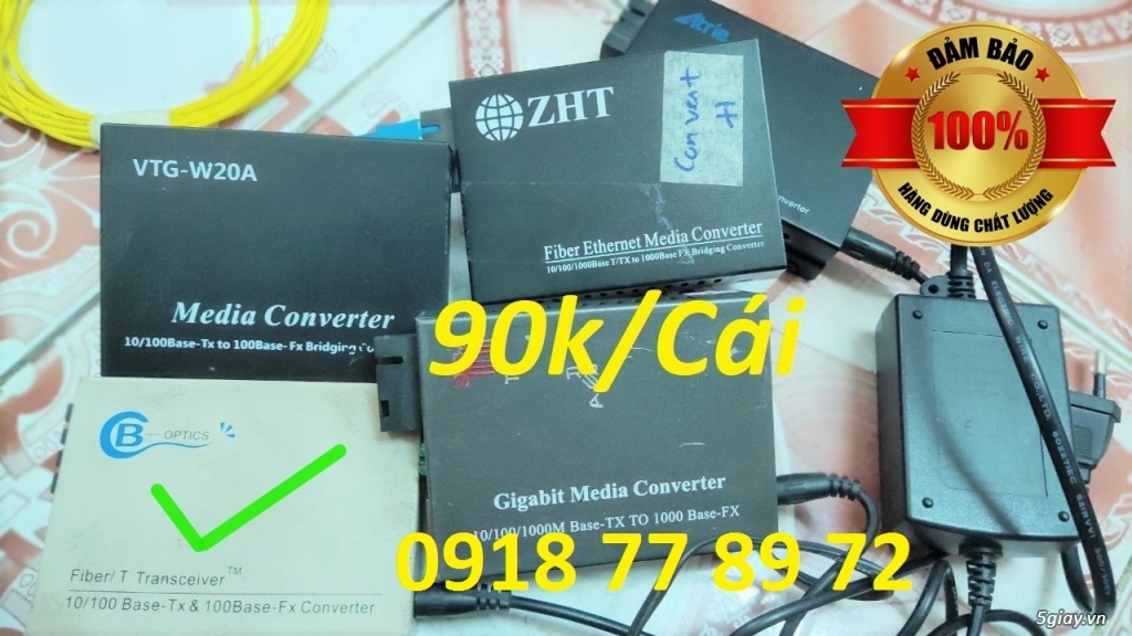 Bán HDD 2TB, Sạc Laptop,Switch 24, Converter quang