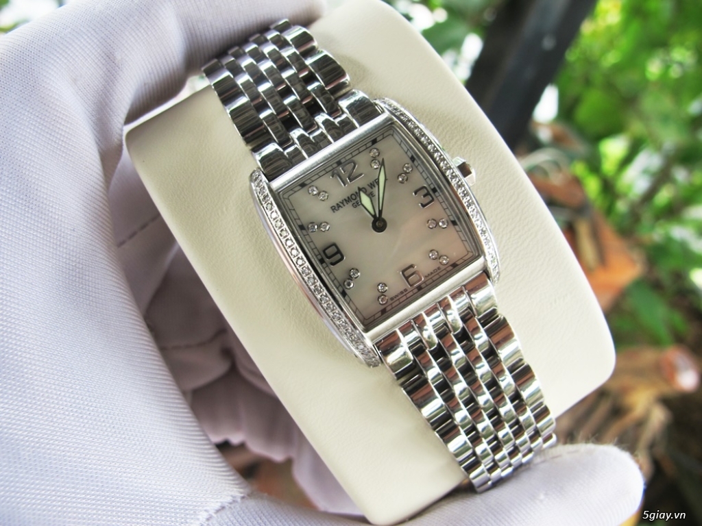 ĐH Nữ Raymond Weil 5976 Collection, Mặt Xà Cừ, Full Kim Cương- Fullbox - 3