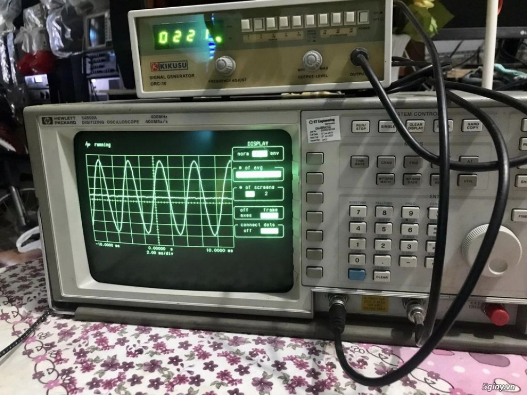 Oscilloscope HP 400mhz digital