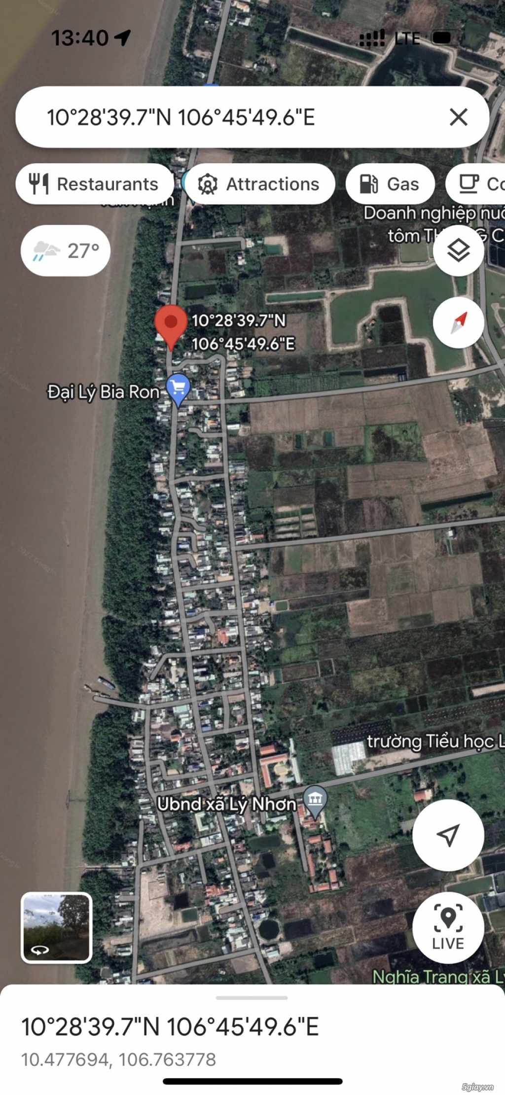 Bán lô đất mặt tiền Dương Văn Hạnh, Lý Nhơn, Cần Giờ - 3