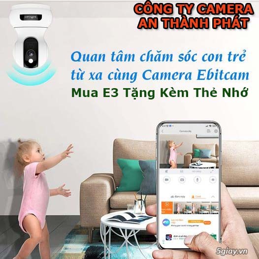 Camera Wifi Ebitcam E3 Full HD 1080P 2MP Giá Rẻ - 1
