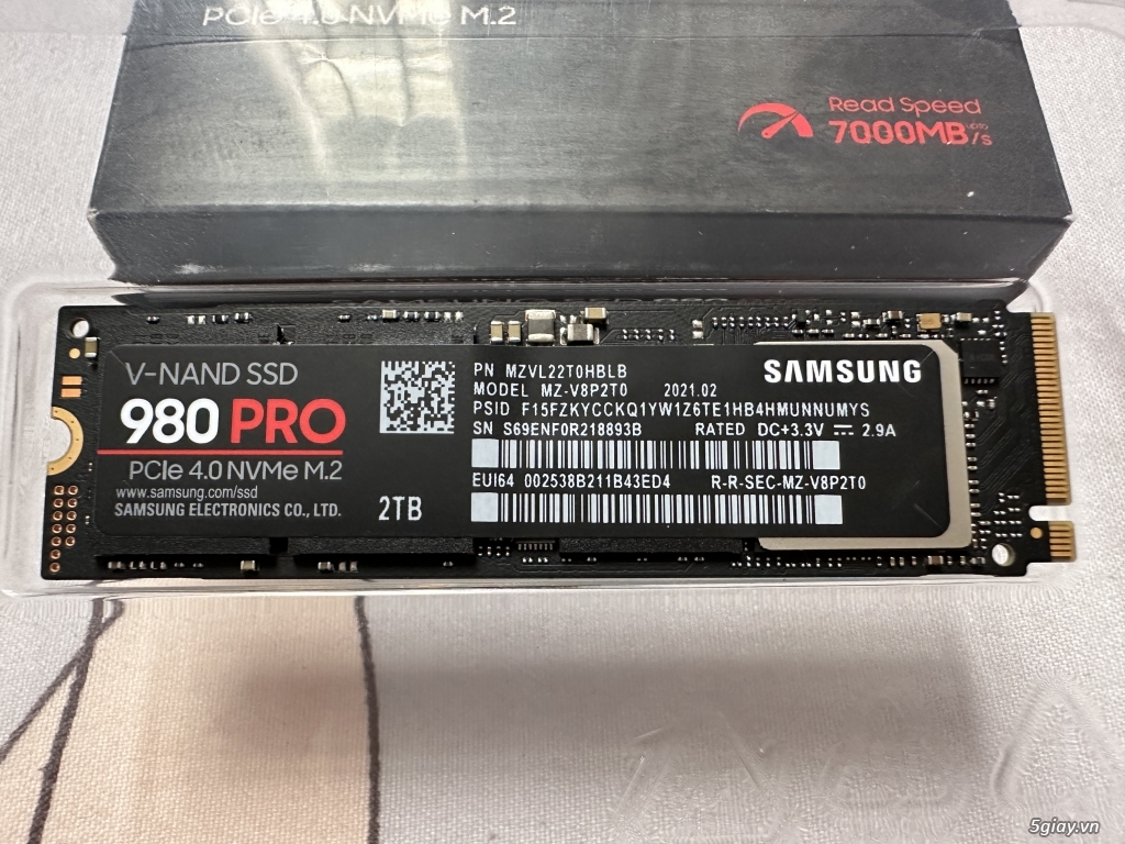 SSD Samsung 980 Pro 2TB Xách Tay cắm máy vài tuần - 3