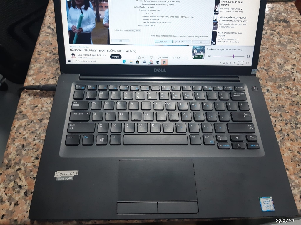 cần bán laptop Dell ultrabook Latitude E7480 I5 7200u ram 8G giá rẻ - 1
