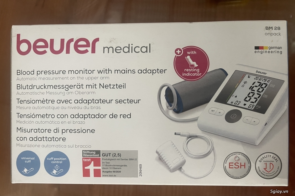 Máy đo huyết áp bắp tay Beurer BM45 - 1